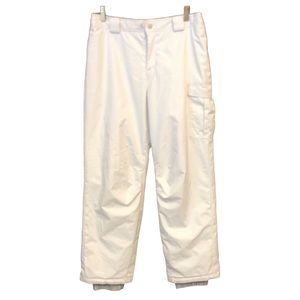 White Sierra Kids Insulated Waterproof Ski and Snow Pant White Size XL